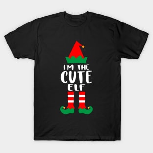 I'm The Nurse Cute Elf Family Matching Group Christmas Costume Outfit Pajama Funny Gift T-Shirt